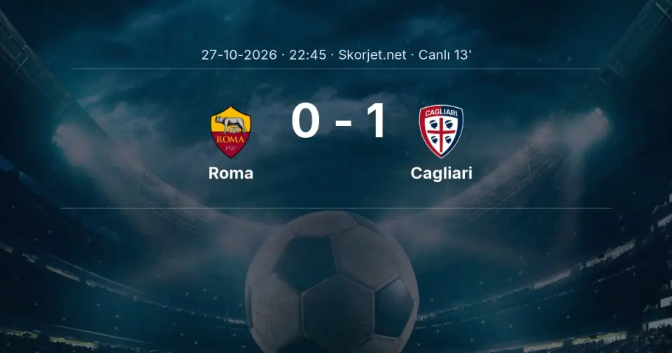 CANLI GOL | Roma 0-1 Cagliari - M’Bala Nzola (10. dakika)