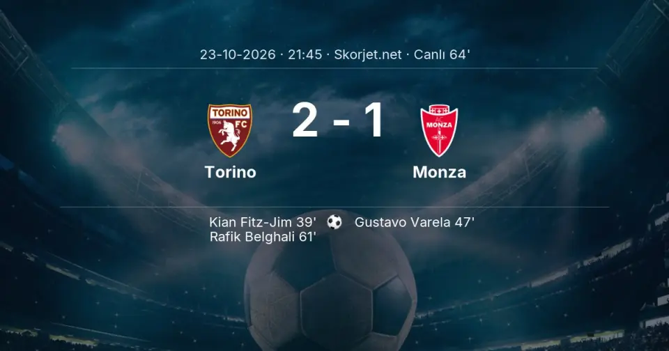 CANLI GOL | Torino 2-1 Monza - Rafik Belghali (61. dakika)