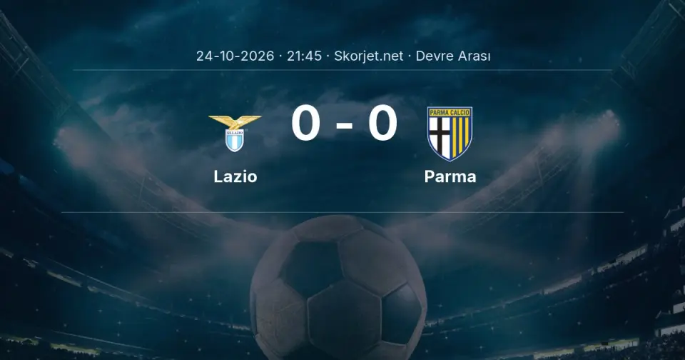 CANLI | Lazio 0-0 Parma - Devre Arası