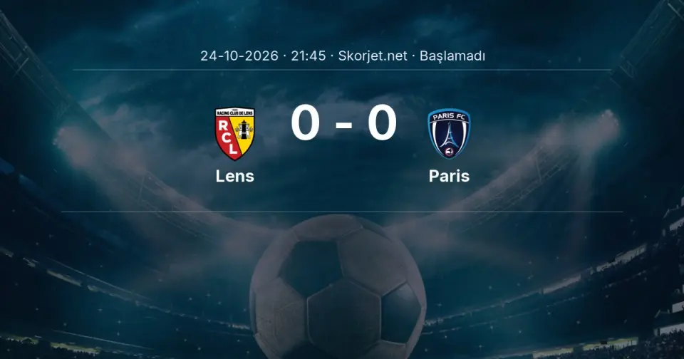 CANLI | Lens - Paris maçı başladı