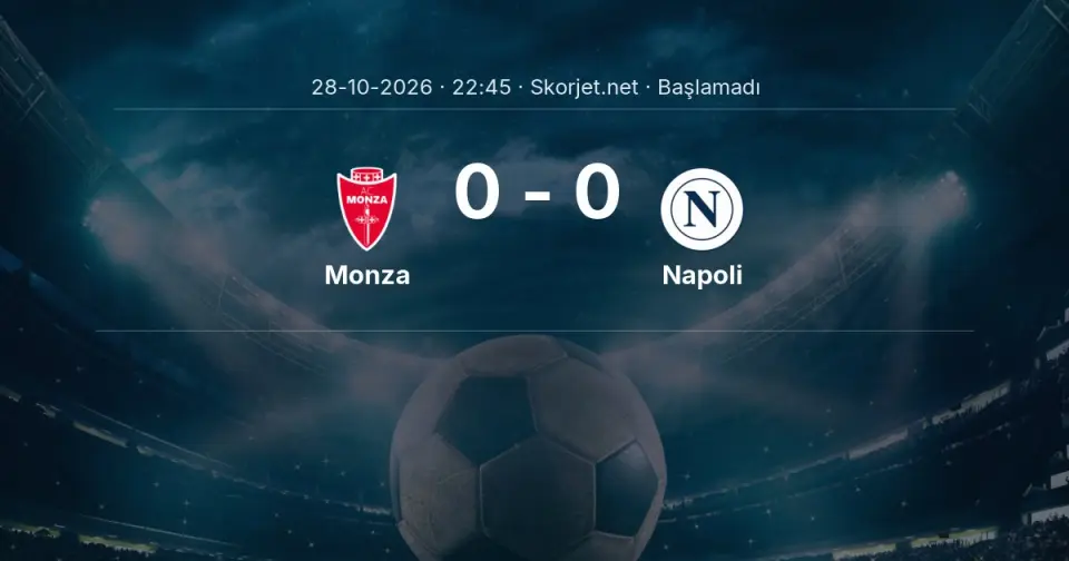 CANLI | Monza - Napoli maçı başladı