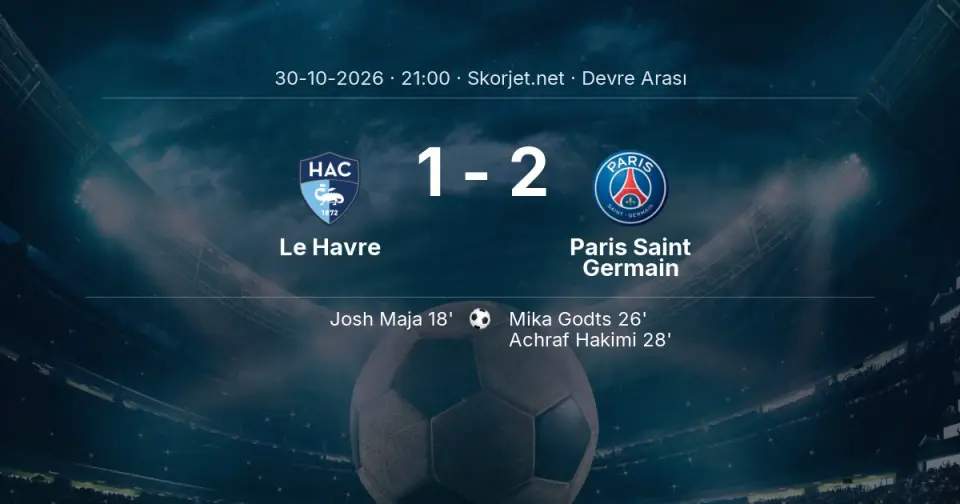 DEVRE ARASI | Le Havre 1-2 Paris Saint Germain