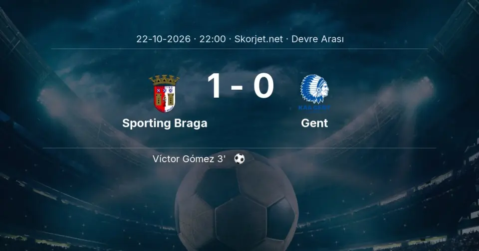 DEVRE ARASI | Sporting Braga 1-0 Gent
