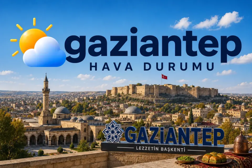Gaziantep hava tahmini: 21/13 derece bekleniyor - 07.10.2026 Gaziantep hava tahmini: 21/13 derece bekleniyor - 07.10.2026