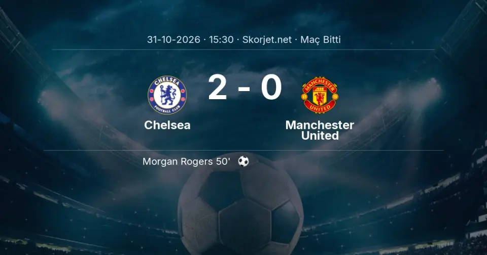 MAÇ SONUCU | Chelsea 2-0 Manchester United