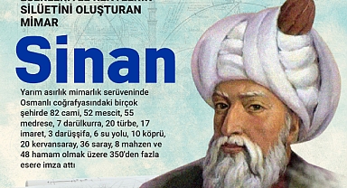 Eserleriyle kentlerin siluetini oluşturan mimar: Sinan (Grafikli)