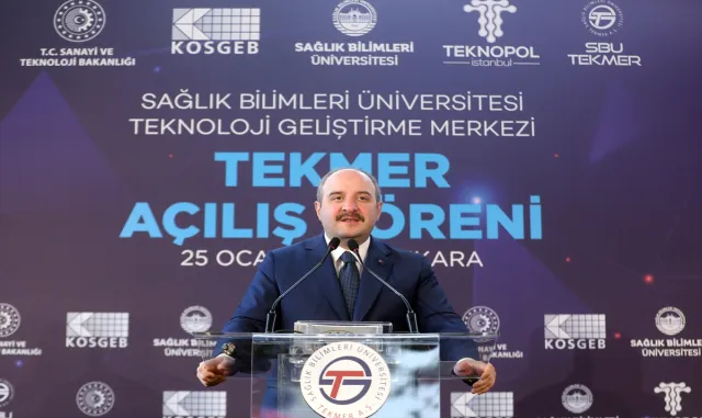 Bakan Varank, Sağlık Bilimleri Üniversitesi Teknoloji Geliştirme Merkezi’nin açılışında konuştu: Bakan Varank, Sağlık Bilimleri Üniversitesi Teknoloji Geliştirme Merkezi’nin açılışında konuştu: