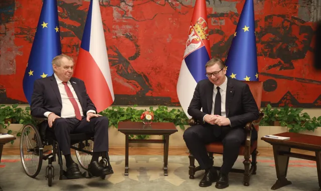 Çekya Cumhurbaşkanı Zeman’dan Sırbistan’a veda ziyareti Çekya Cumhurbaşkanı Zeman’dan Sırbistan’a veda ziyareti