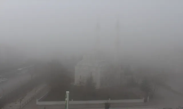 Kastamonu’da sis etkili oluyor Kastamonu’da sis etkili oluyor