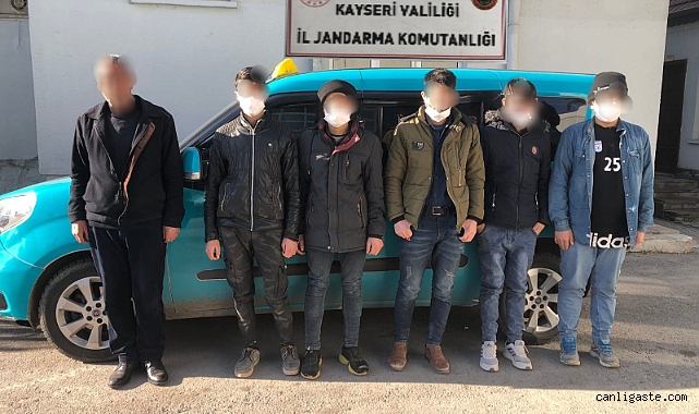 Kayseri’de 5 kaçak Afgan ve 1 organizatör yakalandı Kayseri’de 5 kaçak Afgan ve 1 organizatör yakalandı