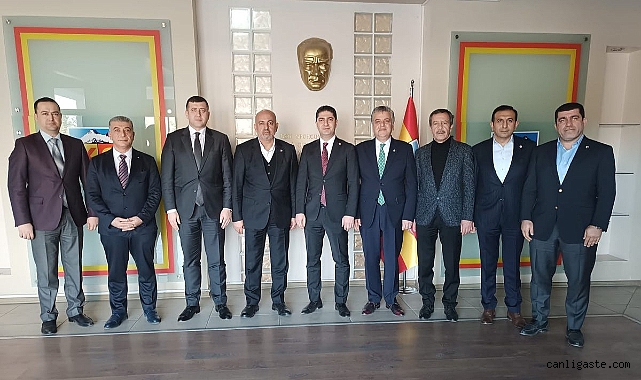 MHP Kayseri teşkilatından Kayserispor’a hayırlı olsun ziyareti MHP Kayseri teşkilatından Kayserispor’a hayırlı olsun ziyareti
