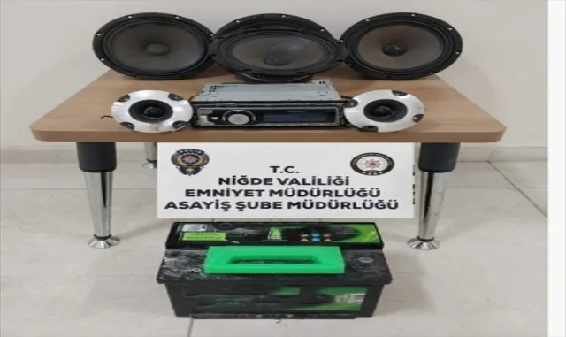 Niğde’de hırsızlık zanlıları yakalandı Niğde’de hırsızlık zanlıları yakalandı