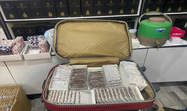 Tekirdağ’da 76 bin 600 makaron ele geçirildi Tekirdağ’da 76 bin 600 makaron ele geçirildi