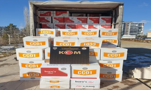 Afyonkarahisar’da 3 milyon 600 bin makaron ele geçirildi Afyonkarahisar’da 3 milyon 600 bin makaron ele geçirildi
