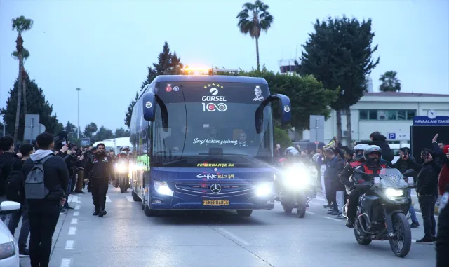 Fenerbahçe kafilesi Adana’ya geldi Fenerbahçe kafilesi Adana’ya geldi