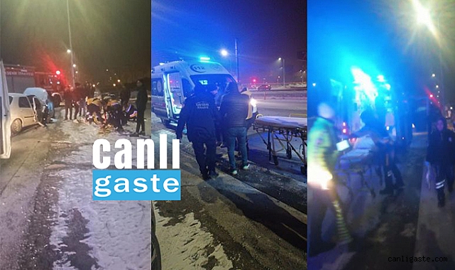 Hulusi Akar Bulvarı’nda trafik kazası: 2 kişi yaralandı