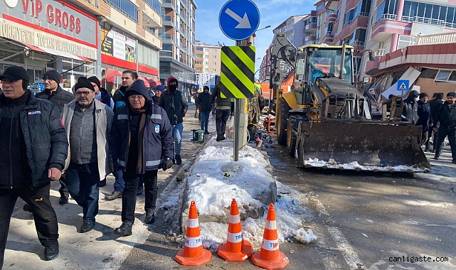 KASKİ, afet bölgesinde alt yapı çalışması yapıyor KASKİ, afet bölgesinde alt yapı çalışması yapıyor