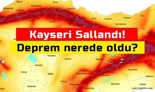 Kayseri bugün yine sallandı! Kayseri’de 4,4 büyüklüğünde deprem nerede oldu? (28 Şubat 2023)