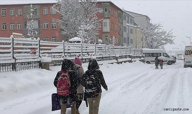 Kayseri’de eğitime 2 gün kar engeli Kayseri’de eğitime 2 gün kar engeli
