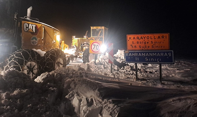 Son Dakika! Kayseri ile Afşin’i bağlayan kara yolu ulaşıma açıldı Son Dakika! Kayseri ile Afşin’i bağlayan kara yolu ulaşıma açıldı