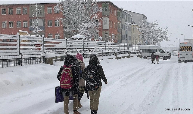 Okullar hangi illerde tatil edildi? Kar nedeniyle yarın tatil olan iller Okullar hangi illerde tatil edildi? Kar nedeniyle yarın tatil olan iller