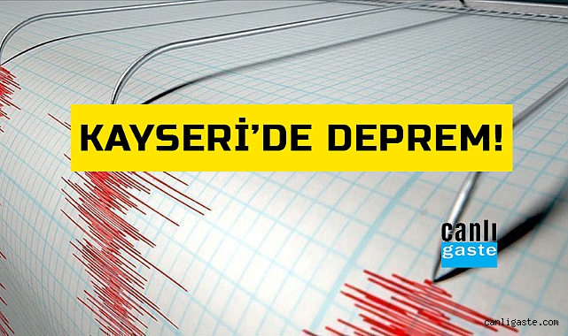 Son Dakika... Kayseri’de 4 büyüklüğünde deprem! Son Dakika... Kayseri’de 4 büyüklüğünde deprem!