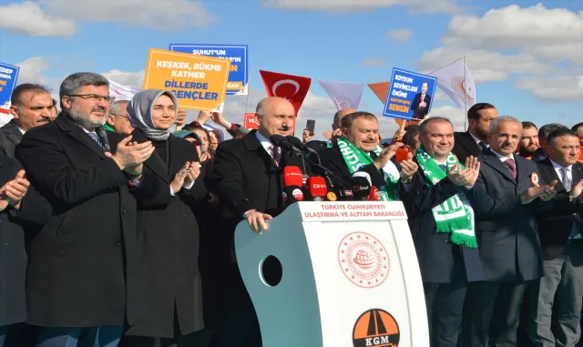 Ulaştırma ve Altyapı Bakanı Karaismailoğlu, Afyonkarahisar-Şuhut Yolu Açılış Töreni’nde konuştu: Ulaştırma ve Altyapı Bakanı Karaismailoğlu, Afyonkarahisar-Şuhut Yolu Açılış Töreni’nde konuştu: