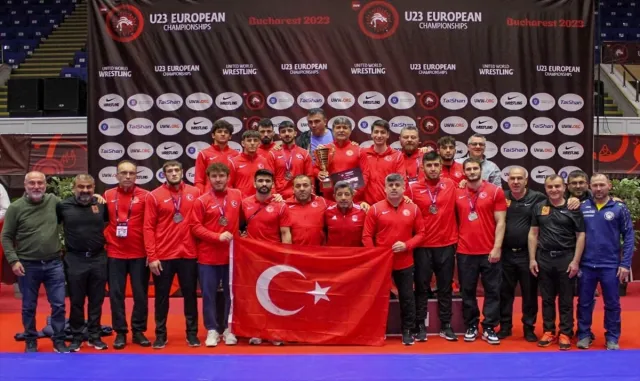 23 Yaş Altı Serbest Güreş Milli Takımı Avrupa ikincisi oldu 23 Yaş Altı Serbest Güreş Milli Takımı Avrupa ikincisi oldu