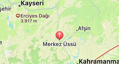Göksun depremi Kayseri'den hissedildi! Büyüklüğü 5,3