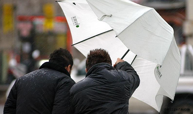 Kayseri dahil 5 il için fırtına uyarısı Kayseri dahil 5 il için fırtına uyarısı