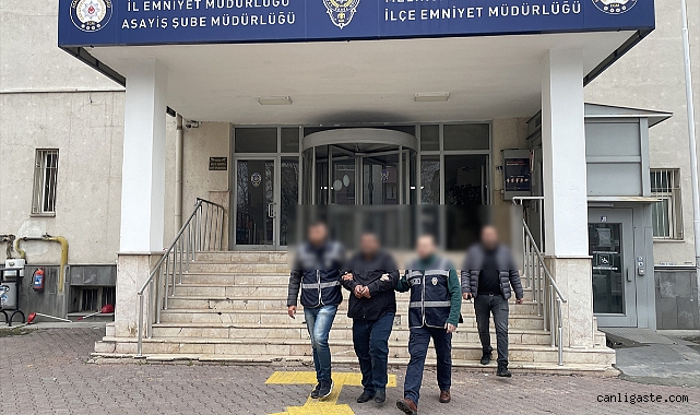 Kayseri’de 10 yıl hapis cezası bulunan hükümlü yakalandı Kayseri’de 10 yıl hapis cezası bulunan hükümlü yakalandı