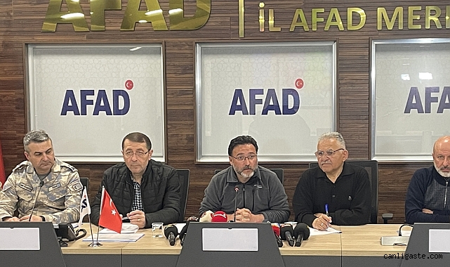 Kayseri Son Dakika! Vali Gökmen Çiçek, kentteki depremlere ilişkin konuştu Kayseri Son Dakika! Vali Gökmen Çiçek, kentteki depremlere ilişkin konuştu