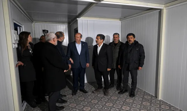KKTC Cumhurbaşkanı Tatar, "Kıbrıs Türk Şampiyon Melekler Köyü"nü inceledi: KKTC Cumhurbaşkanı Tatar, "Kıbrıs Türk Şampiyon Melekler Köyü"nü inceledi: