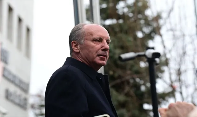 Memleket Partisi Genel Başkanı İnce, cumhurbaşkanlığı adaylığı için yarın YSK’ya başvuracak Memleket Partisi Genel Başkanı İnce, cumhurbaşkanlığı adaylığı için yarın YSK’ya başvuracak