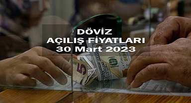 Serbest piyasada döviz açılış fiyatları: Dolar, Euro ne kaç TL? (30 Mart 2023)