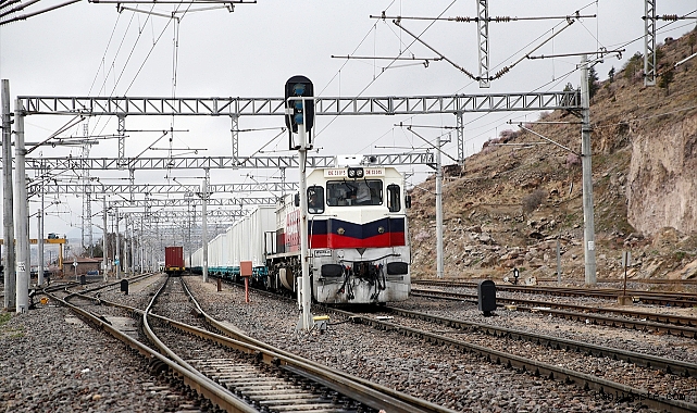 Yaşam konteynerlerini taşıyan tren Kayseri’ye ulaştı Yaşam konteynerlerini taşıyan tren Kayseri’ye ulaştı
