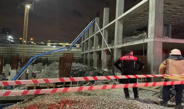 Avcılar’da inşaat alanında çökme oldu, 5 işçi göçük altında kaldı Avcılar’da inşaat alanında çökme oldu, 5 işçi göçük altında kaldı