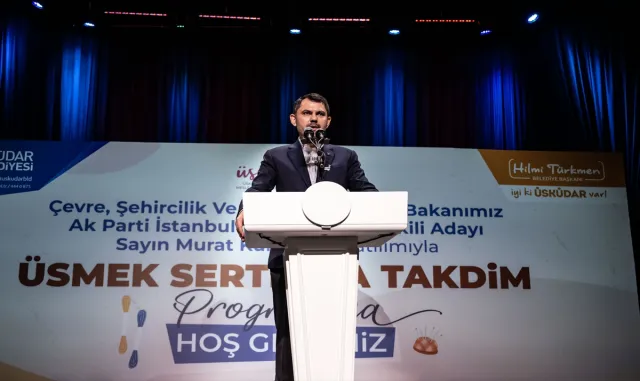 Bakan Kurum, Üsküdar Sanat ve Meslek Eğitimi Kursları Sertifika Töreni’nde konuştu: Bakan Kurum, Üsküdar Sanat ve Meslek Eğitimi Kursları Sertifika Töreni’nde konuştu: