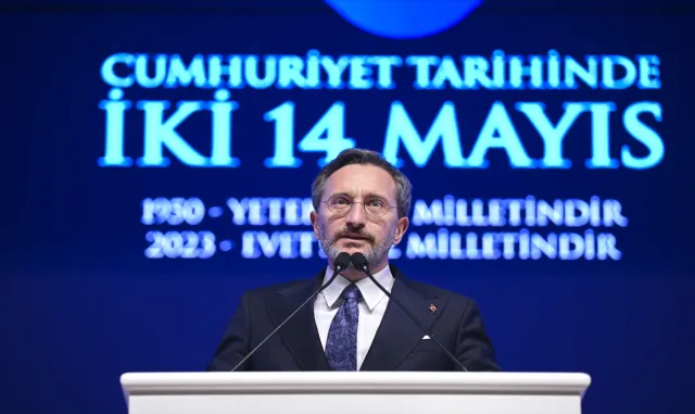 Cumhurbaşkanlığı İletişim Başkanı Altun, "Cumhuriyet Tarihinde İki 14 Mayıs" panelinde konuştu: Cumhurbaşkanlığı İletişim Başkanı Altun, "Cumhuriyet Tarihinde İki 14 Mayıs" panelinde konuştu:
