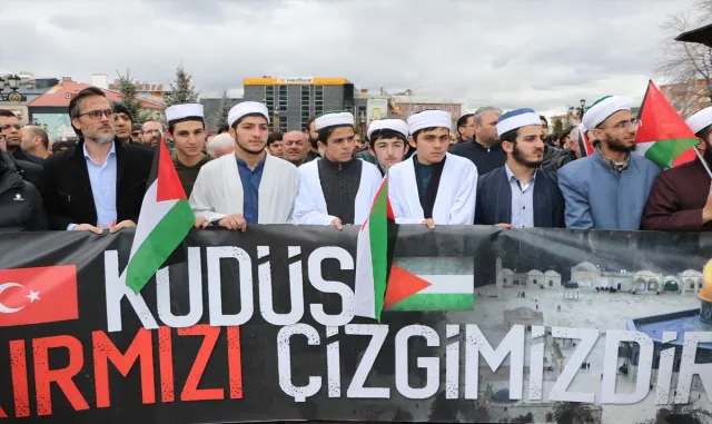 Erzurum ve Iğdır’da İsrail’in Gazze Şeridi’ne yönelik saldırılarına tepki Erzurum ve Iğdır’da İsrail’in Gazze Şeridi’ne yönelik saldırılarına tepki