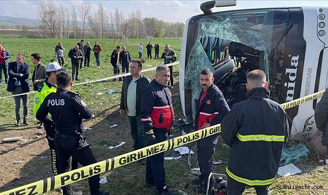 Eskişehir’de işçi servisi devrildi: 3 kişi yaşamını yitirdi
