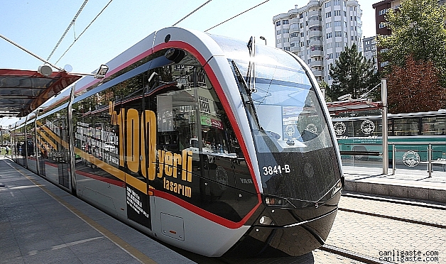 Kayseri’de tramvaylar bayramda ücretsiz hizmet verecek Kayseri’de tramvaylar bayramda ücretsiz hizmet verecek