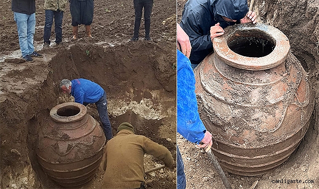 Kayseri’de yer altından tarih fışkırıyor! Traktör pulluğuna bu kez küp takıldı Kayseri’de yer altından tarih fışkırıyor! Traktör pulluğuna bu kez küp takıldı