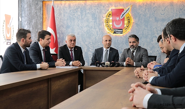 Seçim Gündemi: Millet İttifakı’nın Kayseri milletvekili adaylarından KGC’ye ziyaret Seçim Gündemi: Millet İttifakı’nın Kayseri milletvekili adaylarından KGC’ye ziyaret