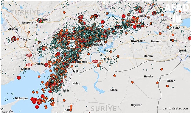 AFAD: 6 Şubat - 6 Mayıs arasında 33 Bin 77 deprem meydana geldi AFAD: 6 Şubat - 6 Mayıs arasında 33 Bin 77 deprem meydana geldi