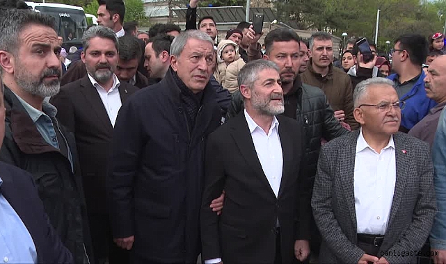 Bakanlar Akar ve Nebati, Kayseri’de Bakanlar Akar ve Nebati, Kayseri’de