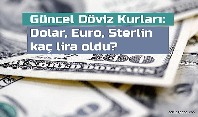 Döviz Kurları: Dolar ne kadar? Euro kaç TL? Sterlin kaç Lira oldu? (19 Mayıs 2023) Döviz Kurları: Dolar ne kadar? Euro kaç TL? Sterlin kaç Lira oldu? (19 Mayıs 2023)