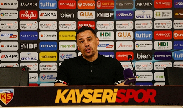 Kayserispor-Alanyaspor maçının ardından Kayserispor-Alanyaspor maçının ardından