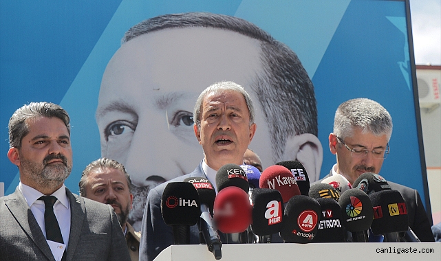 Milli Savunma Bakanı Hulusi Akar’dan seçim değerlendirmesi: Milli Savunma Bakanı Hulusi Akar’dan seçim değerlendirmesi: