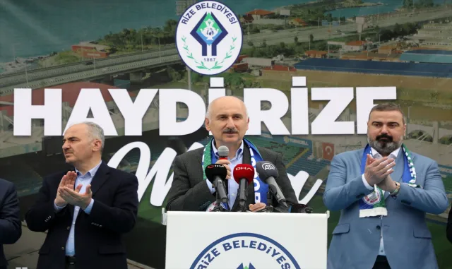 Ulaştırma ve Altyapı Bakanı Karaismailoğlu, Rize’de konuştu: Ulaştırma ve Altyapı Bakanı Karaismailoğlu, Rize’de konuştu: